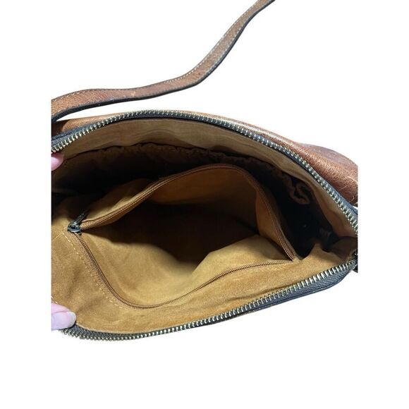 Patricia Nash Salina Crossbody Leather Bag Purse Vintage Distressed Collection - Picture 6 of 16